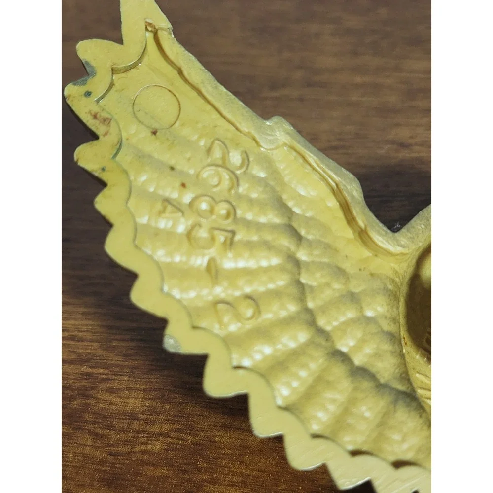 Vintage Burwood 1980s Doves #2685-1 + 2 Wall Hanging Decoration Birds‎ Gold 80s